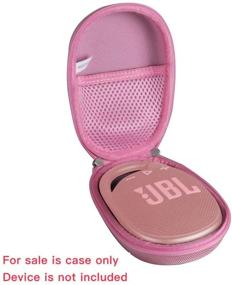 img 3 attached to Hermitshell Hard Travel Case For JBL Clip 4 - Portable Mini Bluetooth Speaker (Pink)
