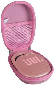 img 4 attached to Hermitshell Hard Travel Case For JBL Clip 4 - Portable Mini Bluetooth Speaker (Pink)