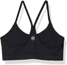 img 1 attached to 👧 Активная детская одежда Gaiam Girls Yoga Черный меланж для девочек