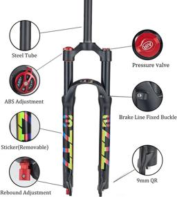 img 2 attached to ZTZ MTB Fork: High-Performance Mountain Bike Suspension Fork with 120mm Travel & Adjustable Rebound