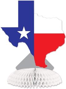 img 1 attached to Beistle 3-Piece Multicolored Texas Centerpieces, 8.25 Inches