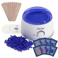 🪒 waxing kit(25 in 1) with wax warmer, 8 hard wax beans, and 10 applicator stickers – ideal for full body hair removal at home logo