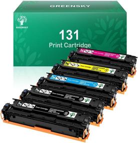 img 4 attached to GREENSKY Canon 131/131H Compatible Toner Cartridge Replacement for 🖨️ MF624Cw MF628Cw LBP7110Cw MF8080Cw MF8280Cw (Black, Cyan, Yellow, Magenta) - 5-Pack