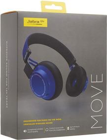 img 1 attached to Jabra Move Wireless Stereo Headphones - Blue: Immerse in High-Quality Audio on the Go!