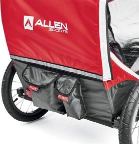 img 3 attached to 🚲 Allen Sports Deluxe Child Trailer with Strong Steel Frame