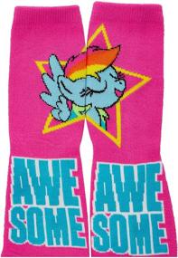 img 2 attached to 🦄 My Little Pony Girls 3 Pack Crew Socks - Colorful and Cute Accessories for Young Fans