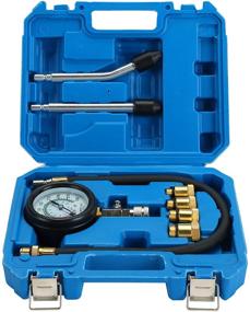 img 4 attached to 🔧 DASBET Petrol Gas Engine Cylinder Compression Tester Kit with 0-300 PSI 3" Gauge, O Ring, and Auto Tools