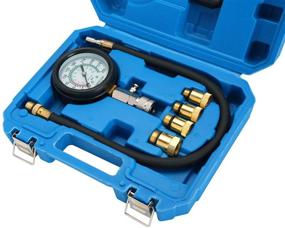 img 3 attached to 🔧 DASBET Petrol Gas Engine Cylinder Compression Tester Kit with 0-300 PSI 3" Gauge, O Ring, and Auto Tools