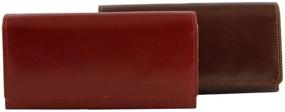 img 2 attached to Leather Checkbook Wallet by Visconti for Women: Stylish Handbag and Wallet Combo