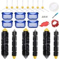 🧹 loveco replacement parts kit for irobot roomba 675 645 655 671 677 robotics - 6 filters, 8 side brushes, 3 bristle and flexible beater brushes логотип