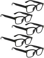 👓 5 pack of fashion reading glasses for women - stylish and functional readers logo