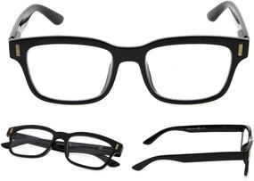 img 3 attached to 👓 5 Pack of Fashion Reading Glasses for Women - Stylish and Functional Readers