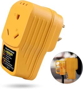 img 4 attached to 🔌 Rapify RV Surge Protector 30 Amp: Circuit Analyzer, 1050J Male to Female Adapter, LED Indicator, Yellow - Ultimate Camper Accessory for Protecting Electrical Appliances