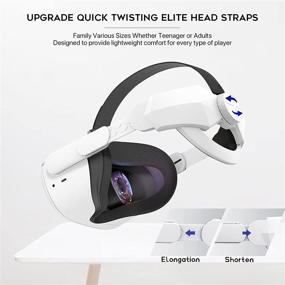 img 2 attached to 🎮 Набор аксессуаров DESTEK для Oculus Quest 2 - Набор для переноски All-in-One с комплектом Fit Pack, головным ремешком, ручками контроллера, силиконовым чехлом на лицо и набор игр для путешествий (7 шт.)