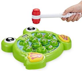 img 3 attached to Interactive Whack A Frog TG702 - Fun Gift for Boys & Girls, 🐸 Age 3-8, Learning, Active, Early Developmental STEM Pounding Toy for Toddlers - Think Gizmos