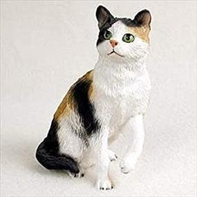 img 2 attached to Elegant Calico Cat Figurine: A Purrfect Addition to Your Decor