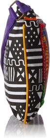 img 2 attached to 🐾 Chic and Colorful: Laurel Burch Dog Tails Patchwork Medium Cross Body Bag 5213