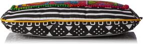 img 1 attached to 🐾 Chic and Colorful: Laurel Burch Dog Tails Patchwork Medium Cross Body Bag 5213