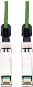 img 1 attached to 🔌 Tripp Lite SFP + 10Gbase-CU Пассивный медный кабель Twinax Copper, совместимый с Cisco SFP-H10GB-CU1M, зеленый, 1M (3 фута) (N280-01M-GN): Высокоскоростное сетевое решение