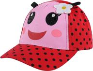 🧢 adorable toddler baseball hat: choose from assorted animal critter designs! perfect kids cap for boys and girls ages 2-4 logo