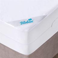 🛏️ biloban low profile box spring encasement twin size: 4-5.5 inches depth, dustproof & waterproof mattress protector cover - 6 sides wrapping zipper enclosure logo