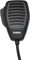 🎙️ uniden bc645 4-pin microphone: the ultimate replacement for cb radios, offering comfortable ergonomic design, rugged construction, clear quality sound, and professional-grade built logo