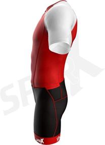 img 1 attached to 👕 Sparx Mens Elite Aerosuit Triathlon Suit: The Ultimate Mens Short Sleeve Tri Suit Skinsuit