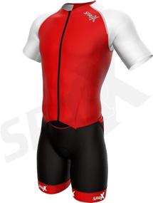 img 3 attached to 👕 Sparx Mens Elite Aerosuit Triathlon Suit: The Ultimate Mens Short Sleeve Tri Suit Skinsuit