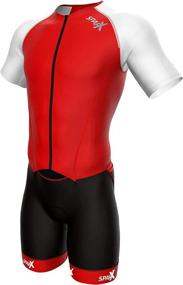 img 4 attached to 👕 Sparx Mens Elite Aerosuit Triathlon Suit: The Ultimate Mens Short Sleeve Tri Suit Skinsuit