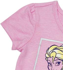 img 1 attached to ❄️ Disney Girls' Frozen Graphic Bold & Brave Tee