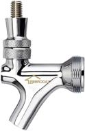 🍺 ferroday stainless steel core draft beer faucet - polished brass tap for kegs, towers, & kegerators: classic beer dispensing tap logo