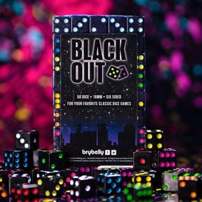 img 1 attached to 🎲 Enhance Your Game Nights with Blackout Dice: 50 Pack of Replacement Accessories