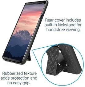 img 2 attached to 📱 Aduro Samsung Galaxy S9 Case with Kickstand Belt Clip Holster, Combo Galaxy Case - Rotating Belt Clip for Samsung Galaxy S9 (NOT Plus) Cell Phone (2018)