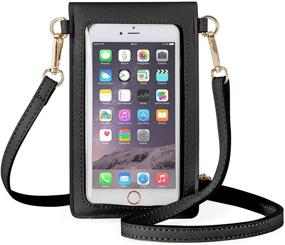 img 3 attached to Emoin Touchscreen Crossbody Shoulder Bag Black Women's Handbags & Wallets