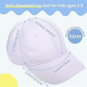 img 3 attached to 🧢 Cotton Adjustable Trucker Baseball Hat for Boys by Geyoga - Accessories for Hats & Caps