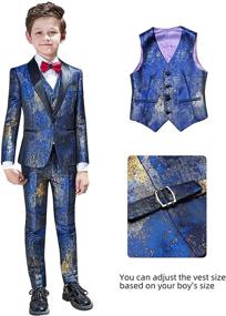 img 2 attached to 👔 ELPA Dresswear: Festive Boys' Clothing for Thanksgiving & Christmas Performances