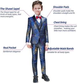 img 3 attached to 👔 ELPA Dresswear: Festive Boys' Clothing for Thanksgiving & Christmas Performances