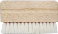 🎶 musical instrument cleaning brush: natural goat hair with oiled beechwood handle for piano, violin, guitar, and cello logo