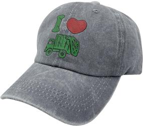 img 3 attached to 🚛 Waldeal Boys' Distressed Adjustable Kids Baseball Cap - I Love Garbage Truck Hat