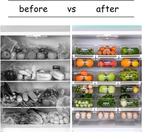 img 1 attached to KaryHome Organizer Refrigerator Organization Vegetable