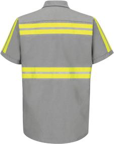 img 3 attached to 👕 Enhanced Visibility Red Kap Industrial Workwear Men's Clothing, T-Shirts & Tanks