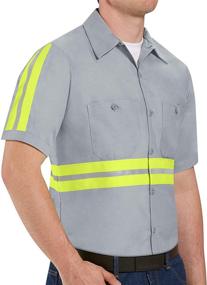 img 4 attached to 👕 Enhanced Visibility Red Kap Industrial Workwear Men's Clothing, T-Shirts & Tanks