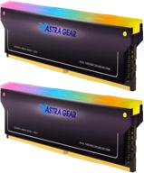 astra gear rgb ddr4 16 гб (2 x 8 гб) 3600 мгц pc4-28800 cl18 планшетная игровая оперативная память модуль обновления - ahl18e6sc8g8e8g36k. логотип