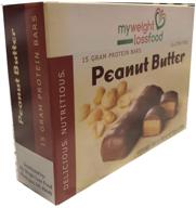 🥜 nutritious and delicious: healthwise peanut butter protein bars (pack of 7, 1.405 oz each, total 9.835 oz) logo