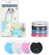 📱 ultimate 4-pack bluetooth tracker & key locator - smart app control, gps tracking device for kids, pets, wallet, luggage - ios & android compatible logo