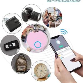 img 1 attached to 📱 Ultimate 4-Pack Bluetooth Tracker & Key Locator - Smart App Control, GPS Tracking Device for Kids, Pets, Wallet, Luggage - iOS & Android Compatible