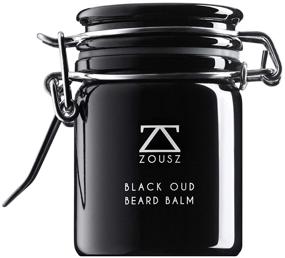 img 4 attached to 🧔 ZOUSZ Black Oud Vegan Beard Balm - Classic Wood-Scented Facial Hair Grooming and Skincare Butter for Men - Enriched with Avocado, Argan, and Macadamia Oils - Cruelty-Free Moisturizer, Conditioner, and Dandruff Remover - 2 fl oz