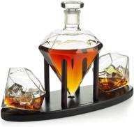 wine savant diamond whiskey decanter logo