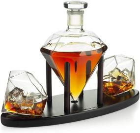 img 3 attached to Wine Savant Diamond Whiskey Decanter