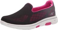 👟 skechers women's go walk 5 ombre mesh slip-on sneaker: lightweight and stylish comfort for active women logo